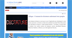 Desktop Screenshot of leredacteurlibre.info